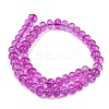 Dyed Imitation Gemstone Glass Beads Strands GL-Z001-03B-06-3