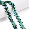Spray Painted Synthetic Turquoise Beads Strands LS-UNKW-T001-11B-1