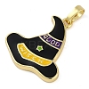 Halloween Rack Plating Brass Enamel Pendants KK-U032-11C-G-2