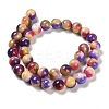 Dyed Natural Agate Beads Strands G-G203-09F-10mm-3