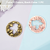 Zinc Alloy Candle Lids PALLOY-PH0013-61-5