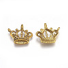 Tibetan Style Metal Alloy Crown Pendants X-GLF10497Y-NF-2