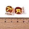 Inner Flower Handmade Lampwork Beads LAMP-Q039-13C-4