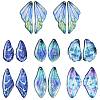16Pcs 7 Styles Transparent Epoxy Resin Pendants RESI-FS0002-33A-1
