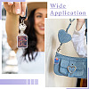 20Pcs Acrylic Photo Frame Keychains AJEW-TA0003-60-9