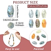 60Pcs 6 Colors Transparent Electroplate Glass Beads EGLA-YW0005-38-2
