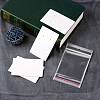 200Pcs 2 Style Cardboard Display Cards and OPP Cellophane Bags CDIS-LS0001-05A-4