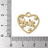 304 Stainless Steel Pendants STAS-E501-08G-3