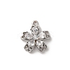 Brass Micro Pave Cubic Zirconia Charms KK-D371-04B-P-1
