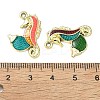 Alloy Enamel Pendants FIND-C087-07G-3