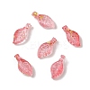 Transparent Acrylic and Gold Foil Pendants AC-CBAF9C1-04A-01-2