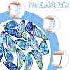 16Pcs 7 Styles Transparent Epoxy Resin Pendants RESI-FS0002-33A-3
