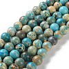 Dyed Natural Regalite/Imperial Jasper/Sea Sediment Jasper Beads Strands G-B124-C01-04-1