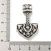 Viking 316 Surgical Stainless Steel Pendants STAS-E212-107AS-3