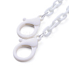 Personalized ABS Plastic Cable Chain Necklaces NJEW-JN02849-07-2