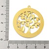 Ion Plating(IP) 304 Stainless Steel Rhinestone Pendants STAS-U007-03D-G-3