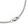 Non-Tarnish 201 Stainless Steel Box Chain Tree of Life Pendant Necklaces for Women Men LS-NJEW-U005-04P-3