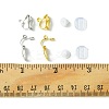 40Pcs 2 Color Iron Clip-on Earring Findings KK-FS0001-27-4
