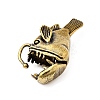 Brass Anglerfish Miniature Figurines Statues KK-S335-01AB-B-2