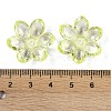 Transparent Acrylic Bead Caps OACR-H118-03H-3