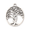Tibetan Style Alloy Pendants FIND-A053-05A-AS-1