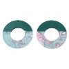 Translucent Cellulose Acetate(Resin) Pendants KY-T040-49B-2