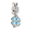 Rack Plating Alloy Enamel European Dangle Charms PALLOY-S189-09P-01-1