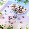 150Pcs Opaque Resin European Beads RESI-TA0004-61D-5