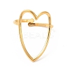 Ion Plating(IP) 201 Stainless Steel Open Cuff Ring X-RJEW-E063-47G-2