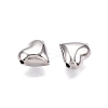 Rhodium Plated 925 Sterling Silver Beads STER-T007-93P-2