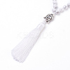 Tassel Pendant Necklaces NJEW-P191-A09-2