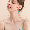 4 strands 2 colors Synthetic Turquoise Beads Strands TURQ-AR0001-44-5