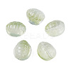 Transparent Spray Painted Glass Beads GLAA-N035-022-C07-1