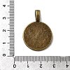 Flat Round Alloy Pendant Cabochon Settings LS-PALLOY-N0088-28AB-NF-3