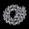 Transparent Glass Beads Strands GLAA-N001-53-2