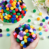 500Pcs 10 Colors DIY Doll Craft Pom Pom Yarn Pom Pom Balls AJEW-PH0011-75-3