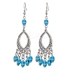 2 Pairs Brass Dangle Earrings EJEW-JE05890-05-S-1