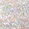 UV Plating Luminous Transparent Acrylic Beads OACR-P010-11-3