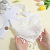 Flower Decor Lace Triangle Bandanas OHAR-WH20005-08A-3