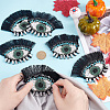 Evil Eye with Eyelash Appliques DIY-WH0401-32-3