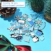 50Pcs 25 Styles Winter Theme Alloy Enamel Pendants ENAM-YW0005-59-4
