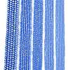 Electroplate Glass Beads Strands EGLA-A044-P8mm-B17-2