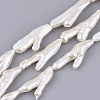 Natural Baroque Pearl Keshi Pearl Beads Strands PEAR-Q015-024-1