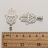 Non-Tarnish Hamsa Hand/Hand of Fatima/Hand of Miriam 304 Stainless Steel Pendants X-STAS-F016-18P-3