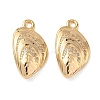 Ocean Brass Micro Pave Clear Cubic Zirconia Charms KK-B160-42G-05-1