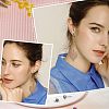 50Pcs Rainbow Color Stainless Steel Stud Earring Findings STAS-UN0037-07A-7