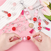 DIY Beadable Keychain Making Kit DIY-PH0017-44-3
