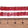 Crackle Transparent Glass Beads Strands GLAA-N062-4mm-13-2