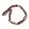 Rice Shape Tibetan Style dZi Beads Strands G-A269-A01-01-3