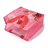 Mother's Day Theme Printed Flower Non-Woven Reusable Folding Gift Bags with Handle LS-ABAG-F009-C04-3
